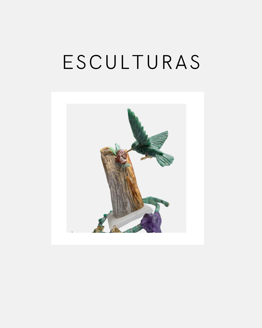 Esculturas en esmeralda