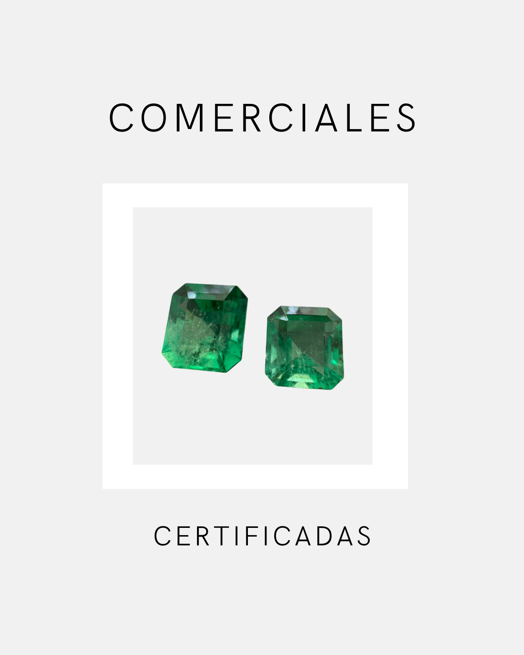 Gemas comerciales certificadas